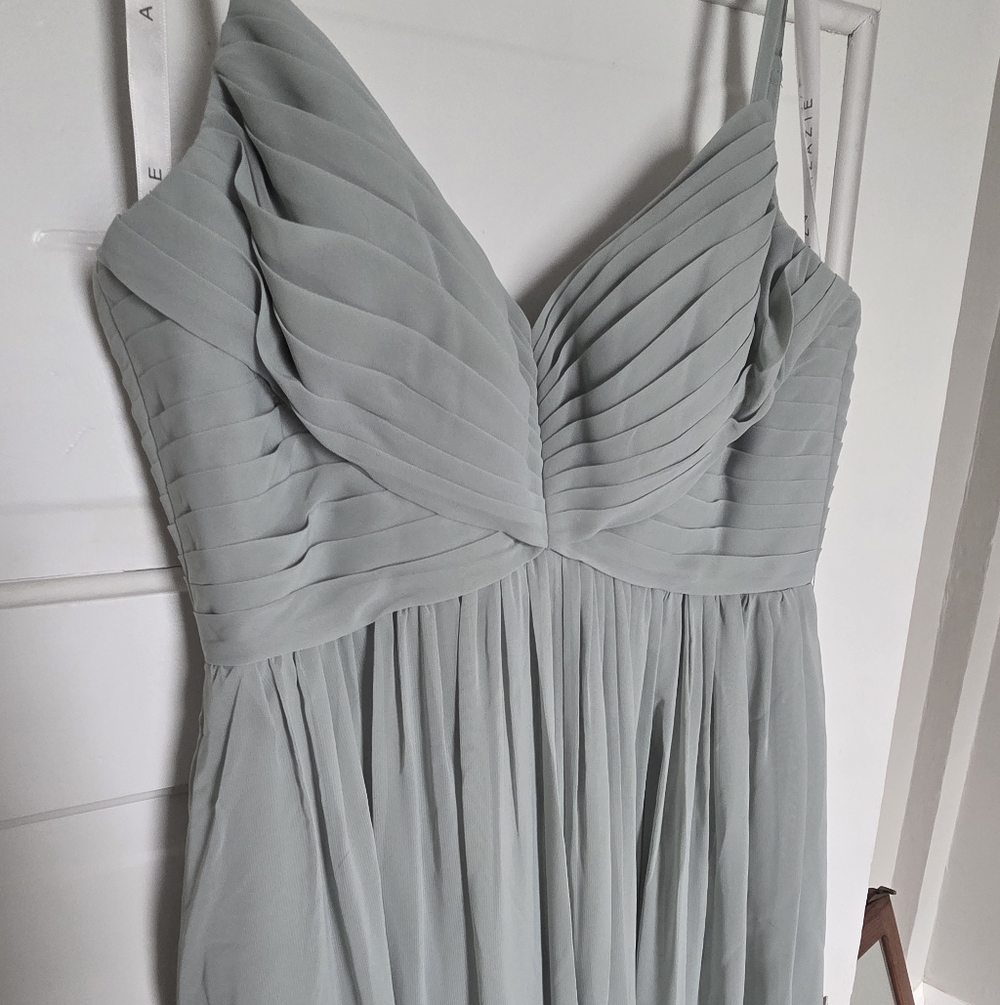 Azazie Agave Chiffon Bridesmaid Dress